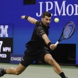 Novak Djokovic s'est montré convaincant dimanche à New York KEYSTONE/AP/Adam Hunger